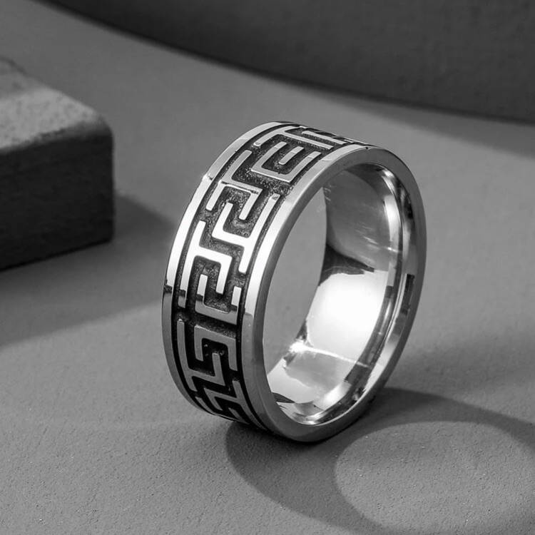 Round Engraved Ring